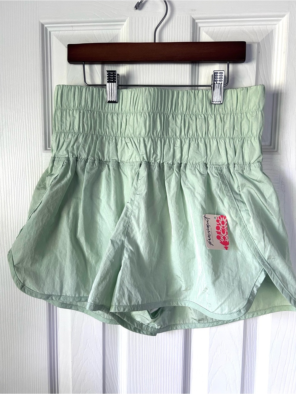 FP Movement Free People The Way Home Shorts Mint Green Size M NWT